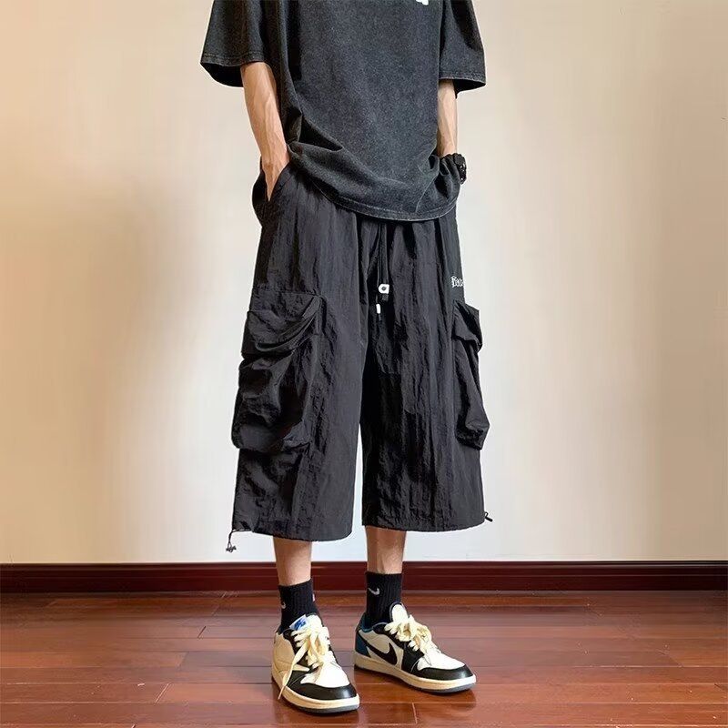 潮牌2024夏季新款薄款美式工装