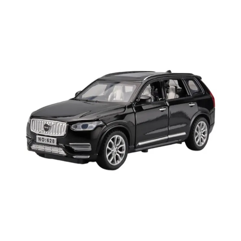 车模型XC90音乐仿真摆设6沃尔沃:1合金车模灯光开门回力32图片