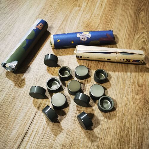 摩托车改装下泵铝活塞30MM/34MM硬质氧化活塞小螃蟹卡钳
