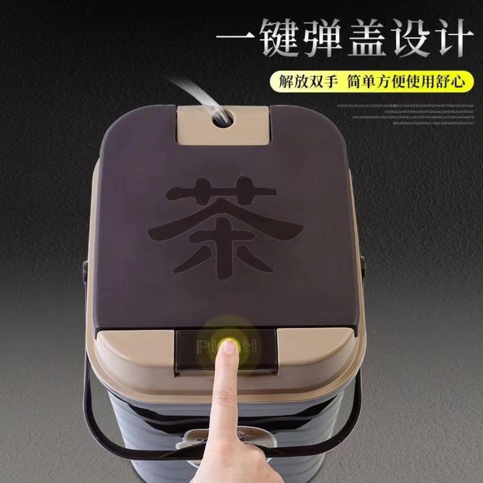 茶水桶茶渣分离过滤排茶道茶台垃圾筒功夫茶具配件家用茶壶零购购