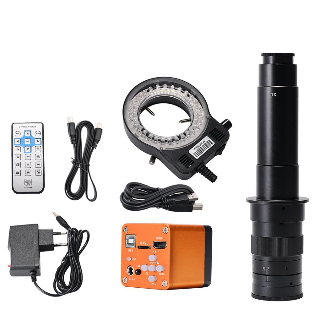 高清HDMI电子视频显微镜手机维修珠宝鉴定测量光学配件镜头组合