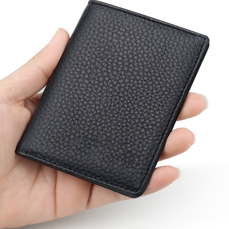 新款复古PU皮卡包男女款手拿卡套