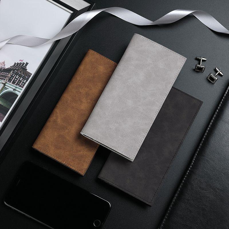 简约男士日式帆布钱包