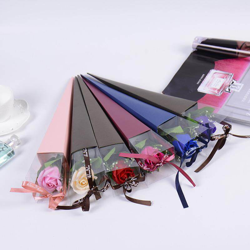 彩盒装香皂玫瑰花情人节母亲节七夕教师节花束单支礼品