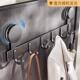 吸盘免打孔挂钩强力承重卫生间壁挂门后挂衣架浴室一排衣服毛巾灰
