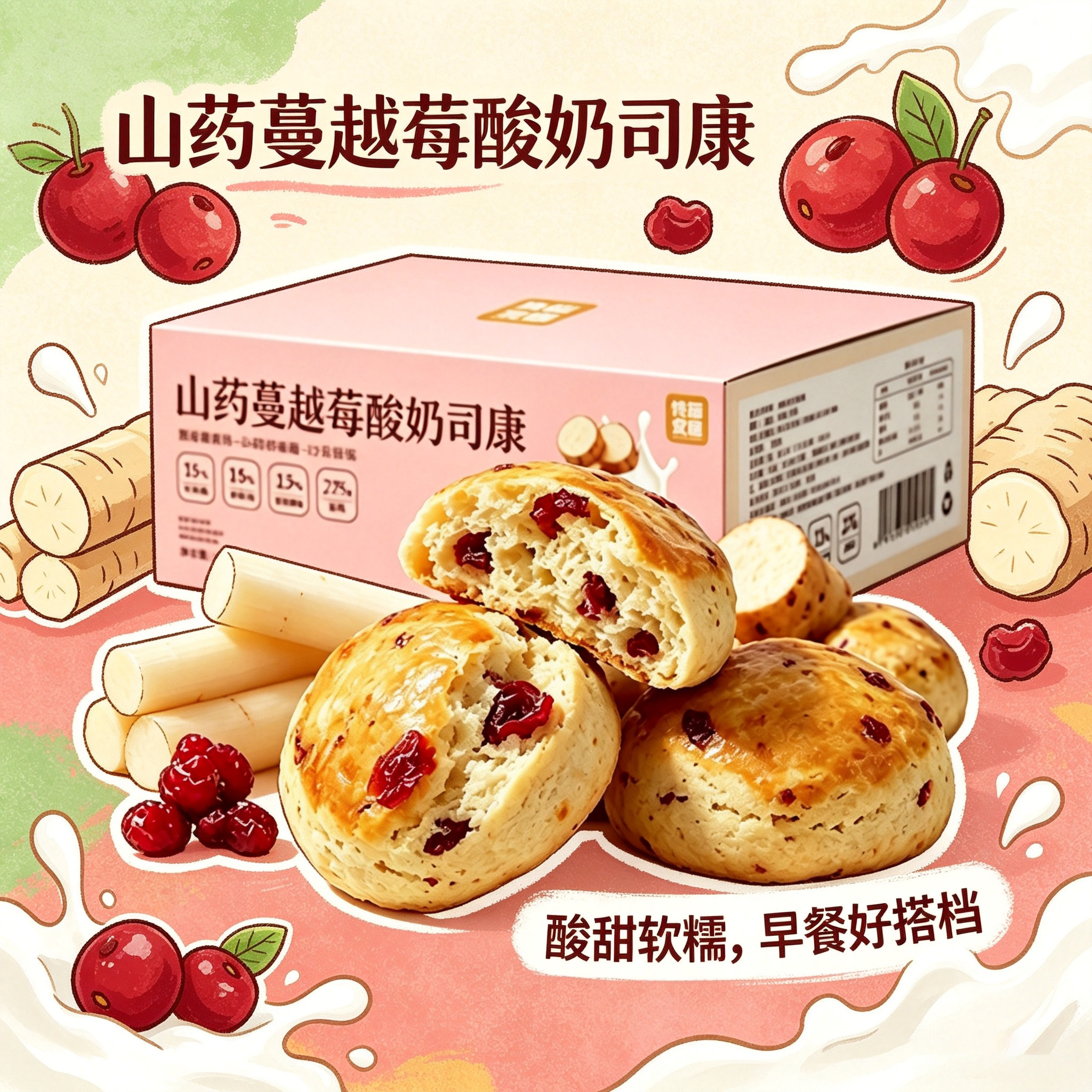 馋猫觉醒司康360g独立装儿童