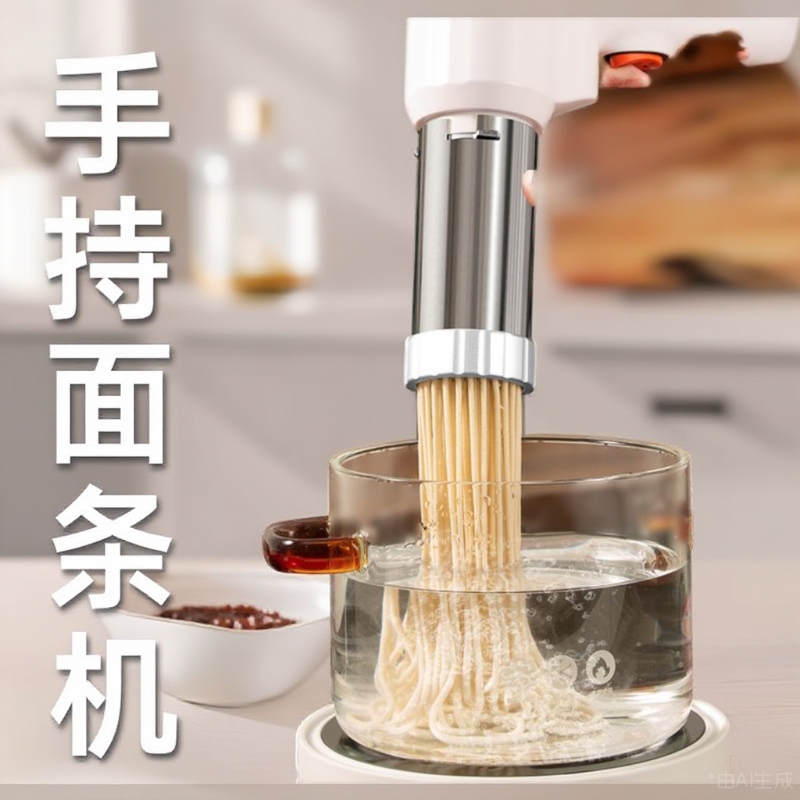 家庭用小型压面条机手持压面机电动做饸络面挤和面条机多功能神器