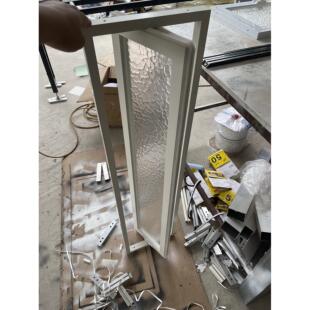 定制铝合金室内小窗户网红360度中轴旋转窗方形艺术玻璃窗暗卫窗