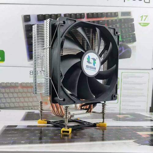 6铜管CPU散热器1366 2011 1700AM4台式机X99X79AMD12CM风扇1155