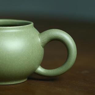 宜兴紫砂公道杯豆青砂分茶杯装茶器功道杯功夫茶具公杯茶漏滤套装