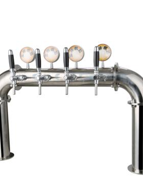 厂家供应 特万太博啤酒分发设备扎啤机 304不锈钢门型四孔六孔酒