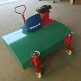 汽油梳草机 体育场擦丝梳理机人造草坪梳草机座驾式柴油刷草机