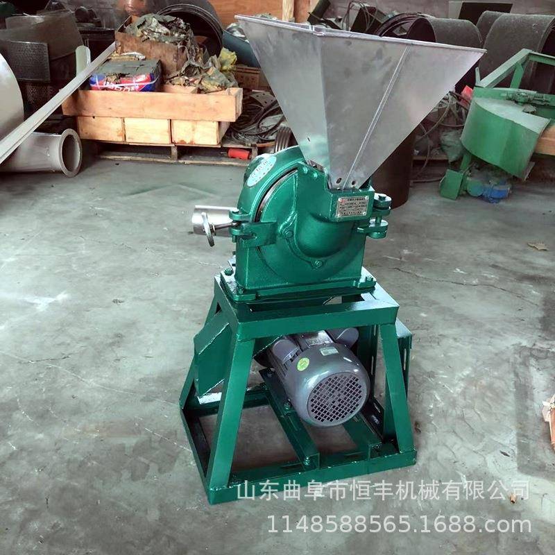 360型齿盘粉碎机虾皮虾壳粉碎机多功能齿盘式粉碎机120目打面机