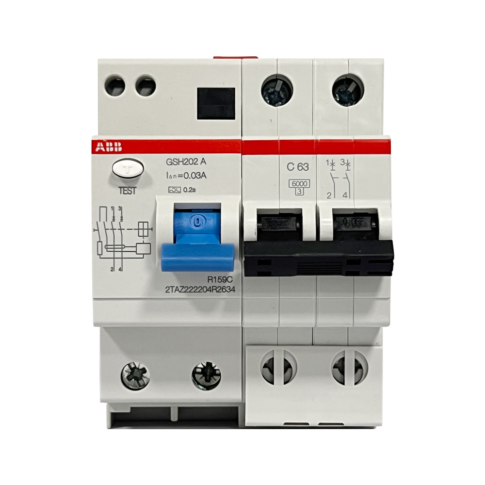 ABB漏电保护器 充电桩 A型漏保1P 2P 4P电动汽车充电桩电源总开 �