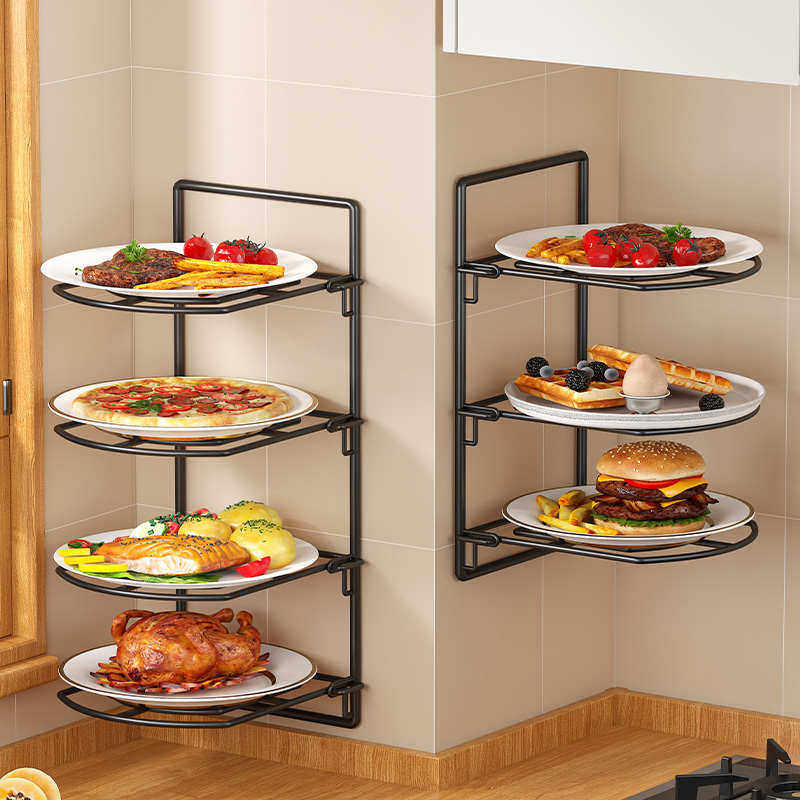 厨房备菜架墙上摆菜架子盘子托架可折叠收纳架分层配菜盘家居好物,厨房/烹饪用具,厨房置物架/置物柜/角架,淘宝优惠券,粉丝福利购,淘宝优惠卷