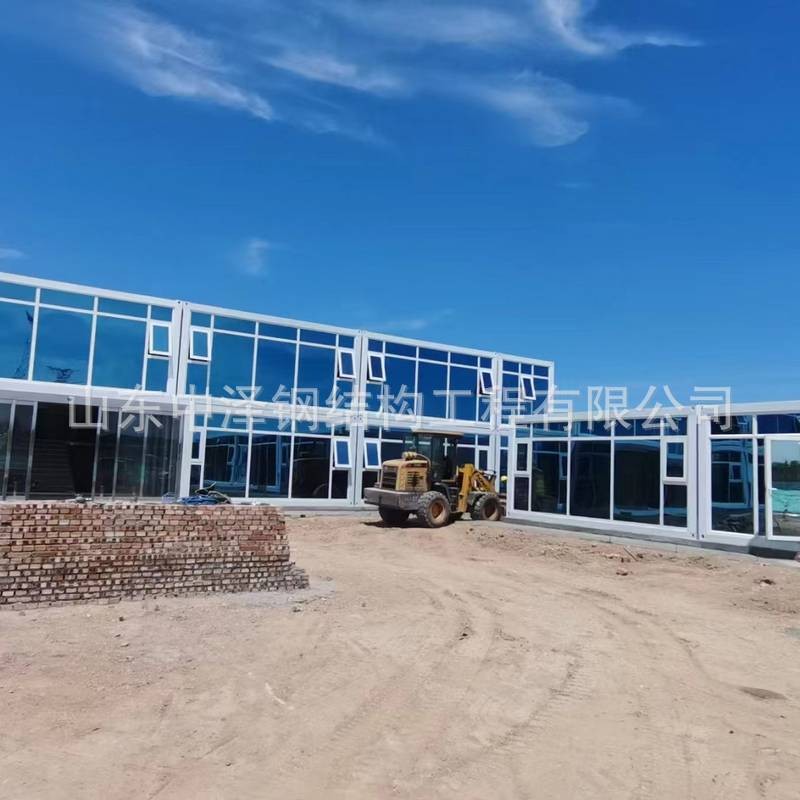 钢结构打包箱房 彩钢板房 移动箱房住人办公集装箱房 活动板房