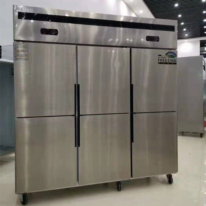 四开门冷柜六开门冷藏冷冻双温柜玻璃门保鲜柜商用大容量冰箱冰柜,商业/办公家具,冷藏展示柜,淘宝优惠券,粉丝福利购,淘宝优惠卷