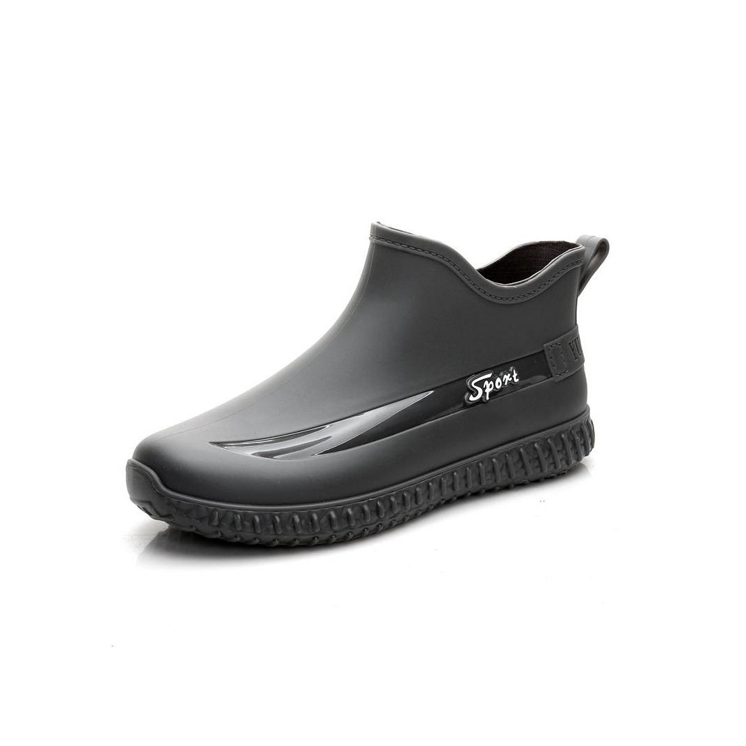 短筒雨鞋冬天加绒男款防水胶鞋2023新款钓鱼雨靴保暖冬季男式水鞋