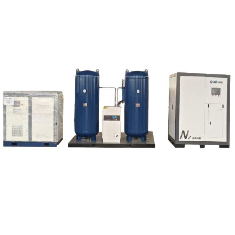 激光切割机制氮机分子筛氮气发生器4个9高纯制氮机切割不锈钢板
