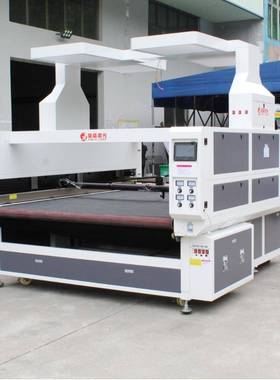全景定位激光切割机纸张雕刻机花边数码印花布料裁切机自动送料
