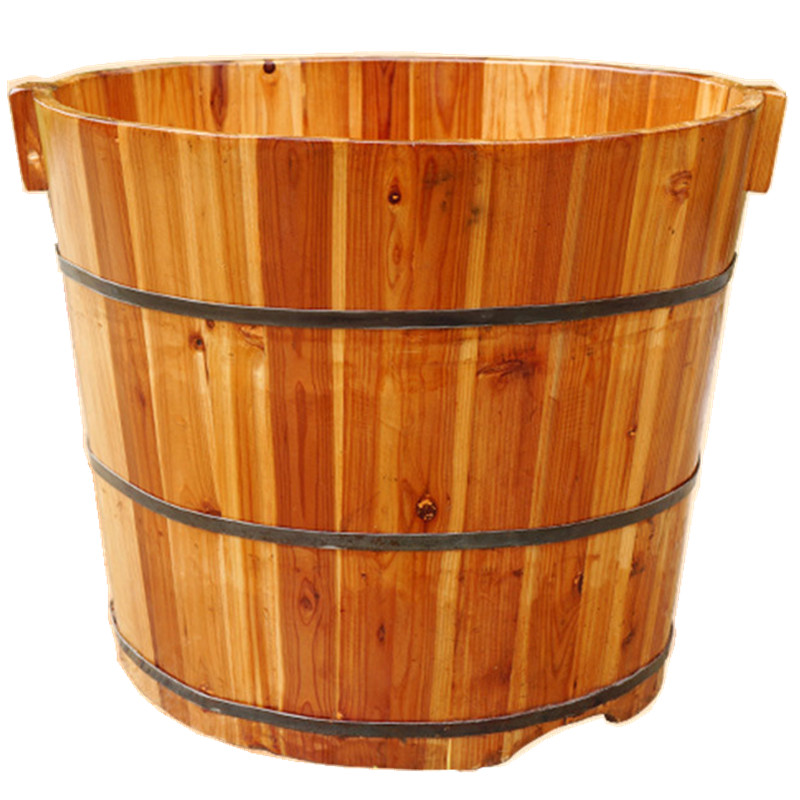 泡澡木桶成人圆形洗澡桶小孩圆木桶成人浴盆成人家用实木浴桶