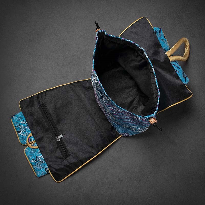 出国送老外南京云锦旗袍手拎包织锦缎女士古典手提包中国特色礼品