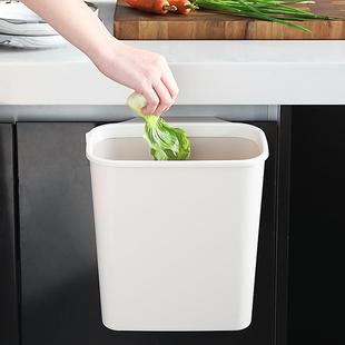 直销家用厨房橱柜壁挂式 新款 垃圾桶加厚无盖分类收纳桶方形悬挂挂