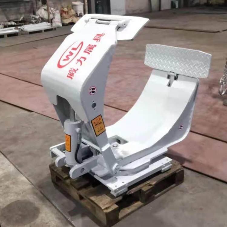 纸卷夹叉车圆抱夹软包夹属具配件 叉车倾翻叉纸卷夹叉车属具