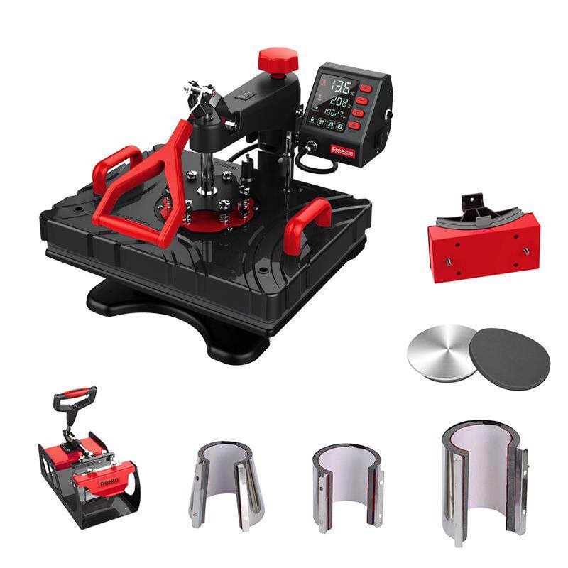 八合一热升华烫画机新款热转印设备t恤烫印机heat press machine