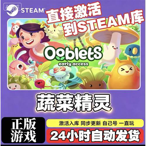 Steam游戏激活入库【蔬菜