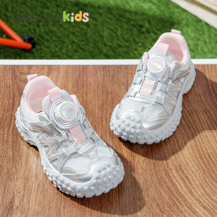2025春秋季 网鞋 新款 软底防滑女童休闲鞋 透气登山鞋 儿童运动鞋