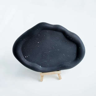 不规则云朵托盘硅胶模具diy石膏滴胶装饰盘蜡烛托盘茶杯垫收纳盘