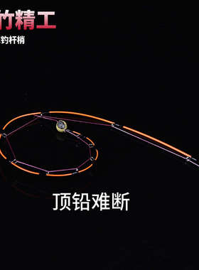 千竹精品筏竿竿稍顶铅不易断筏钓竿玻纤竿稍软尾筏杆杆稍筏钓杆梢