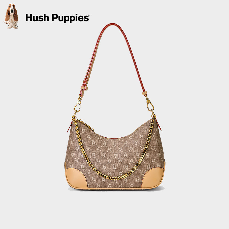 暇步士时尚百搭单肩斜挎包女包腋下包日常通勤印花小众设计老钱风,箱包皮具/热销女包/男包,单肩包,淘宝优惠券,粉丝福利购,淘宝优惠卷