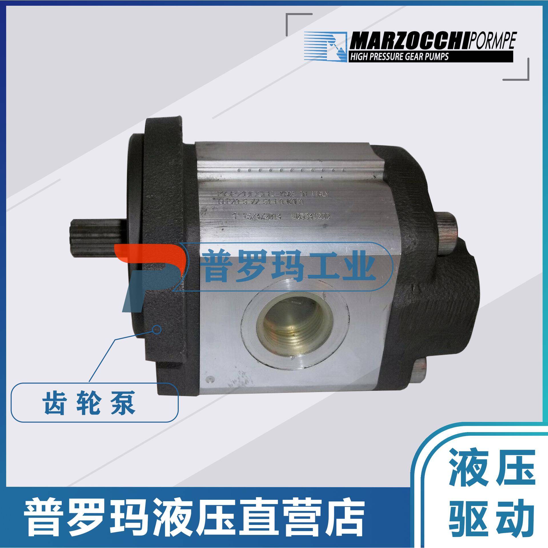 MARZOCCHI液压齿轮泵ALM2A-R-25/30/34/37/40/6/9-E0油泵