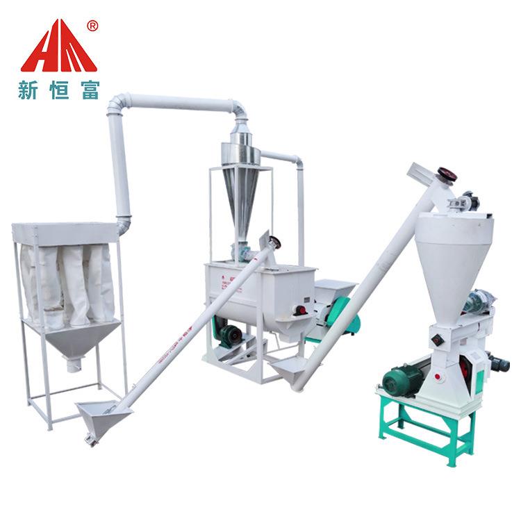 恒富机械草粉饲料颗粒机组中小型养殖场适用耗电少、产量大