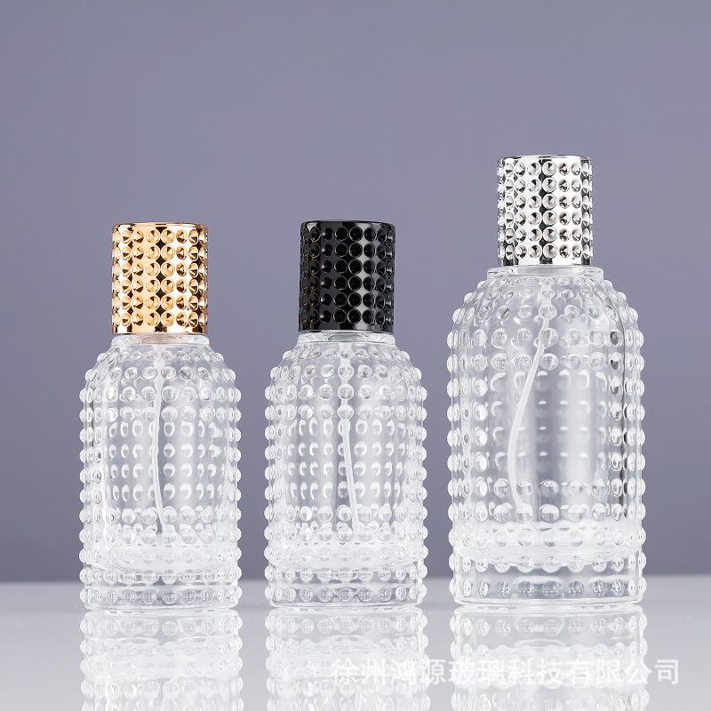 按压喷雾瓶热销刺猬瓶化妆品分装瓶50ml100ml15卡口香水玻璃空瓶