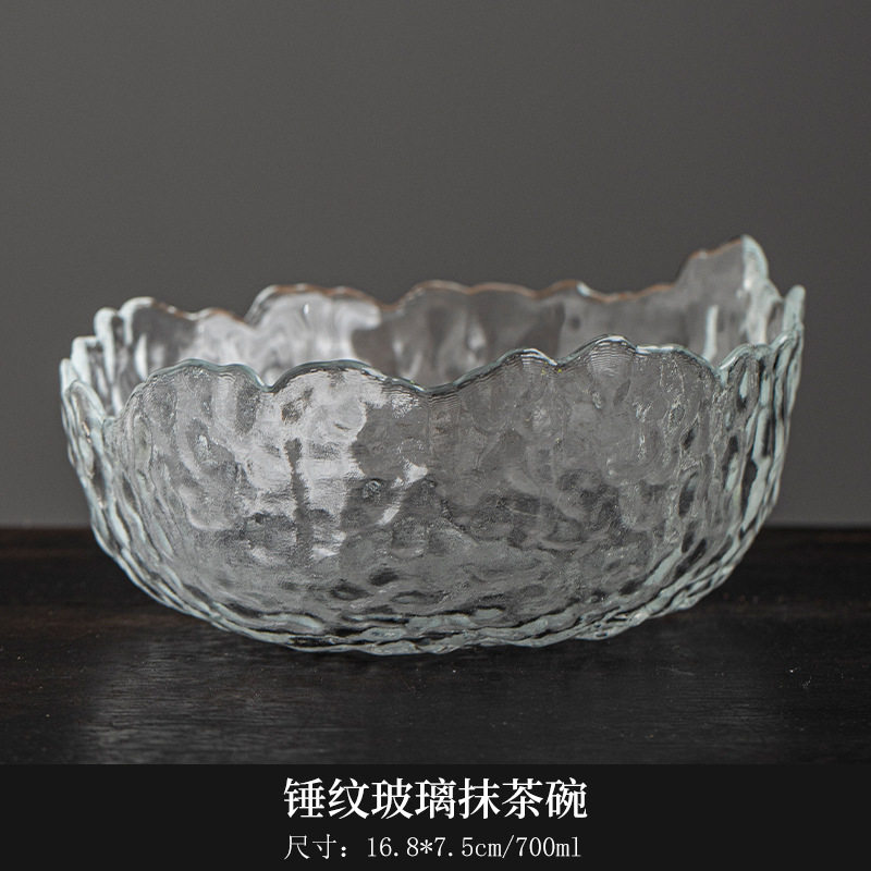 高硼硅耐高温玻璃分茶碗日式打抹茶茶筅茶勺宋代点工具套装配件