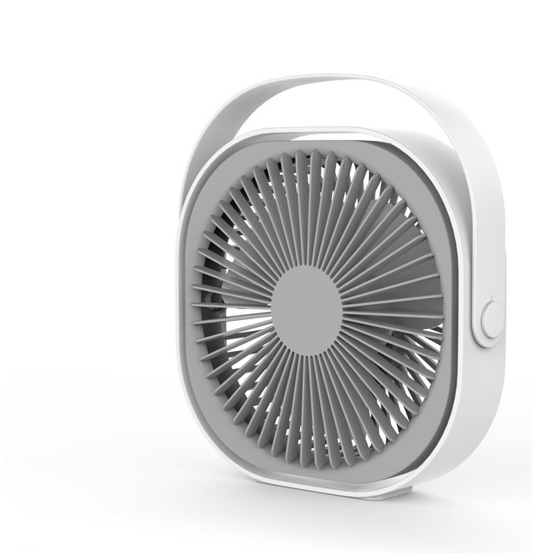 6寸桌面时尚迷你充电风扇 办公室家用创意手持便携USB电风扇