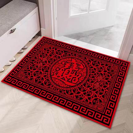 ZC进宝60*100cm入户门垫家用喜庆防滑门厅玄关吸水卫生间厨房垫