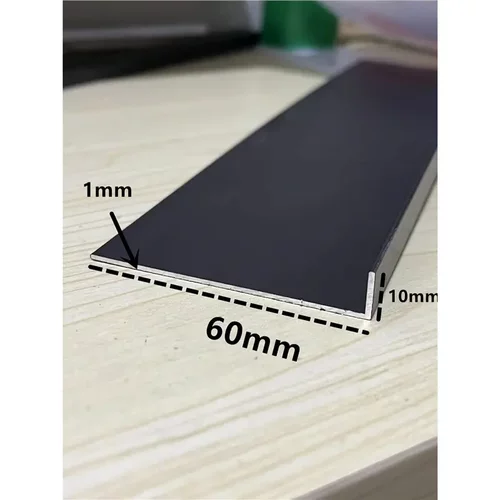 铝合金L型角铝60*101mm黑色磨砂