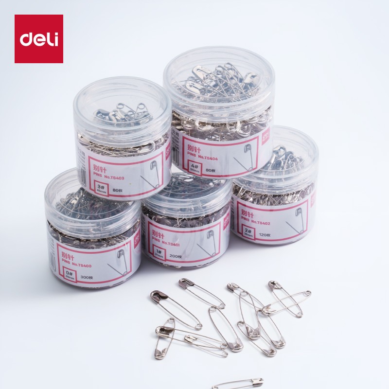 得力TS400-0别针镀镍不锈钢金属