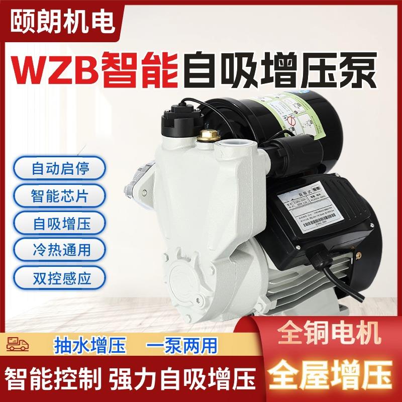 WZB全自动全屋增压泵220v自来水太阳能管道增压泵智能家用增压泵