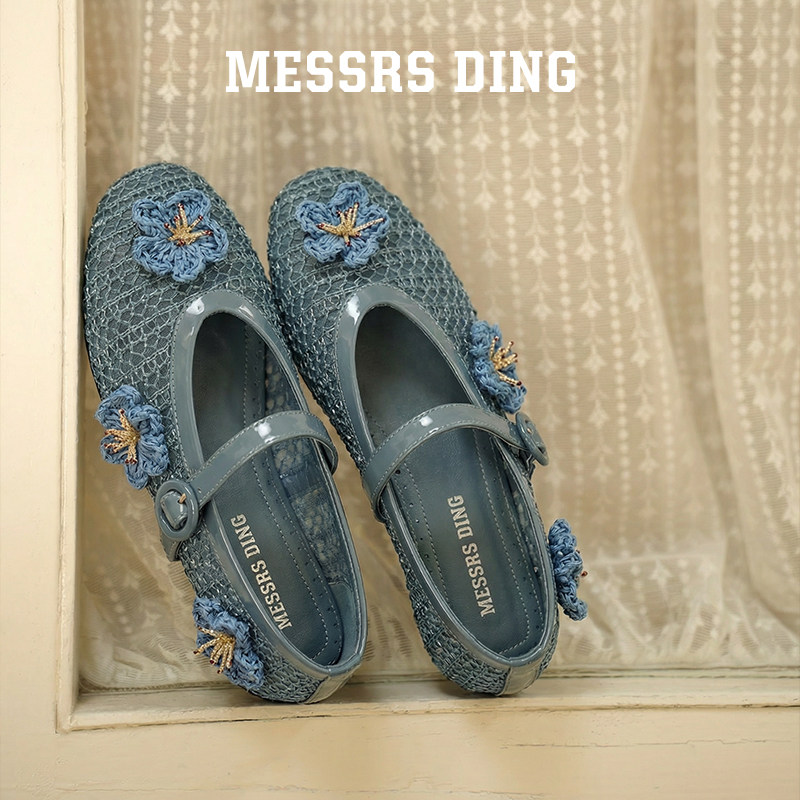 MESSRSDING网纱单鞋透气柔软轻便图片