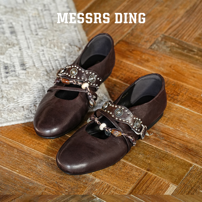 MESSRSDING小众设计师款玛丽珍鞋