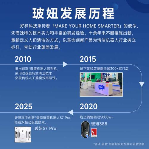 玻妞358擦窗机器人家用全自动智能波妞擦玻璃神器高层
