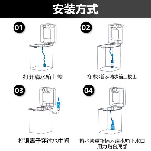 适配追觅扫地机器人配件S10/X20/W10/X10/S20专用银离子除菌模块