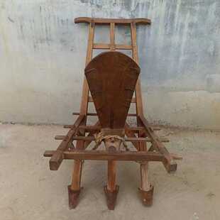 民俗老物件农耕文化旧农具风车木犁水车播种机村史馆展览怀旧摆件