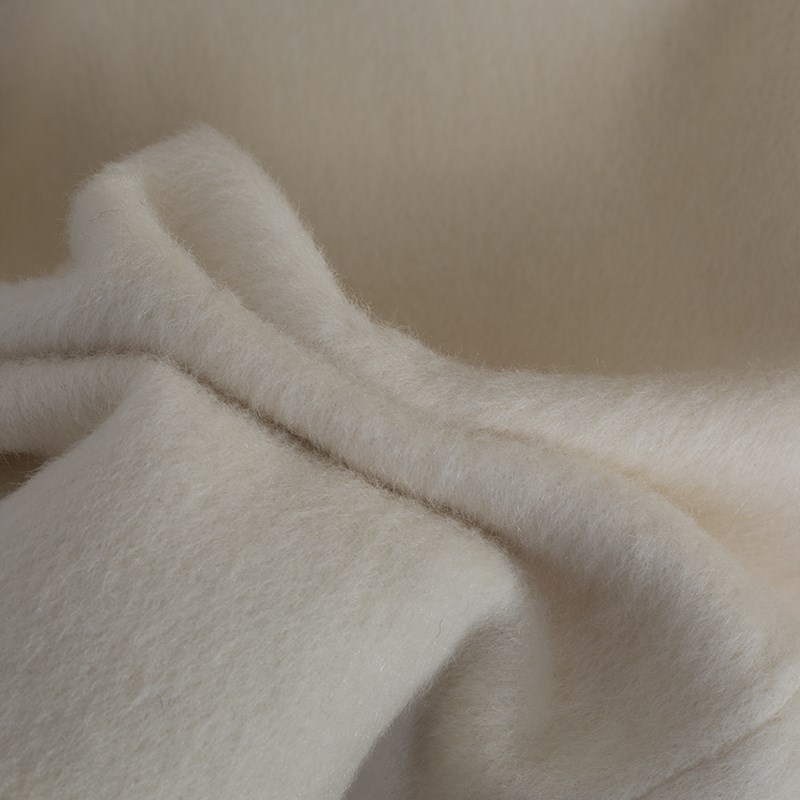 今年流行连帽双面绒大衣女中长款小个子针织带帽2024新款羊毛外套