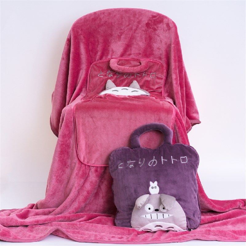 抱枕被子两用大号1.8米可爱卡通空调被靠垫办公室旅游汽车午休枕